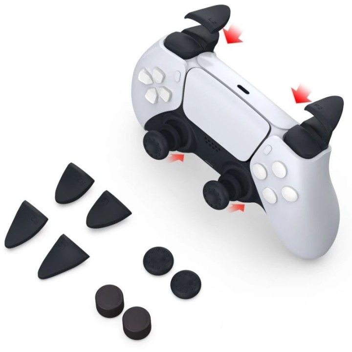 Kit de poignées et déclencheurs pour manette PlayStation 5 / PS5 DOBE TP5-0513