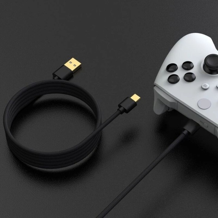 Cable de charge tressé USB vers USB-C/Type C 3 mètres pour PlayStation 5 / Nintendo Switch et autres DOBE TP5-3585 noir