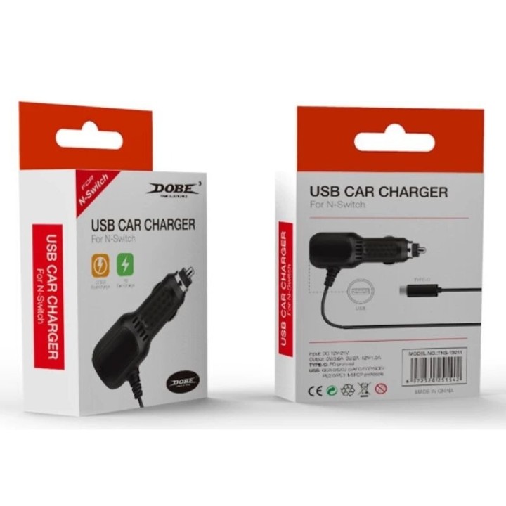 Chargeur voiture pour Nintendo Switch et autres DOBE TNS-19211 noir