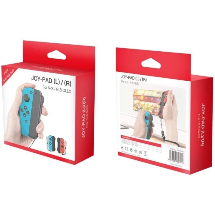 Manettes Joy-Con pour Nintendo Switch DOBE TNS-19053X bleu/rouge