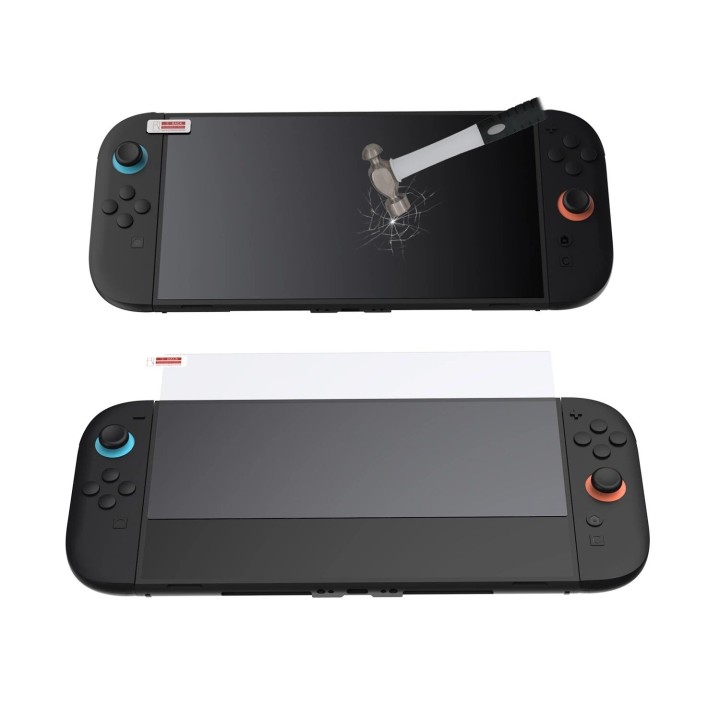 Films de protection verre trempé anti-lumière bleue pour Nintendo Switch 2 DOBE TNS-3166B (lot de 2)