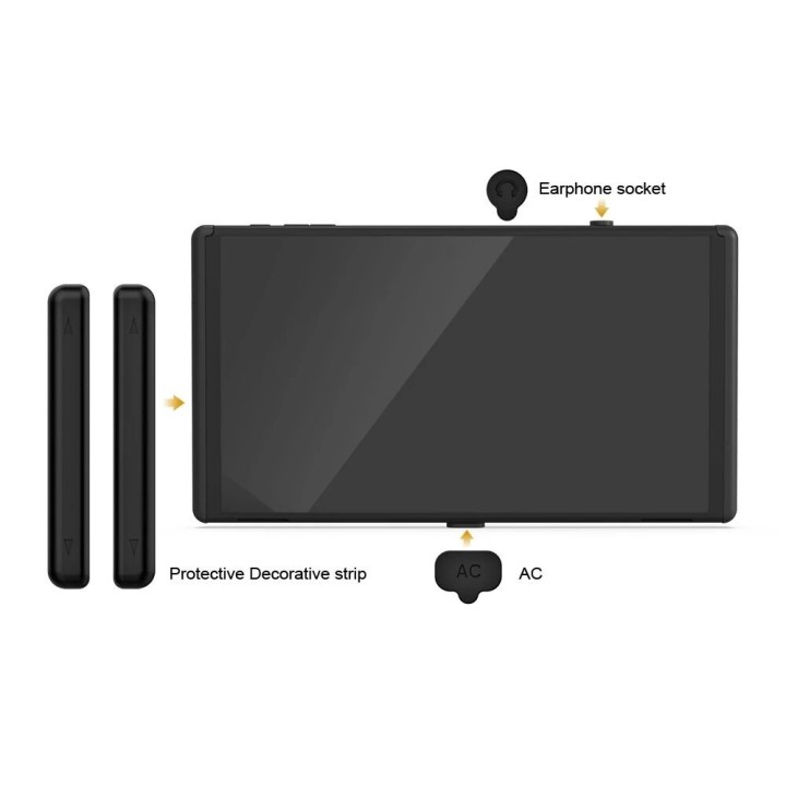 Kit anti-poussière & protections complètes pour Nintendo Switch DOBE TNS-2122 noir