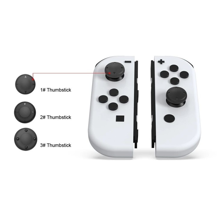 Kit anti-poussière & protections complètes pour Nintendo Switch DOBE TNS-2122 noir