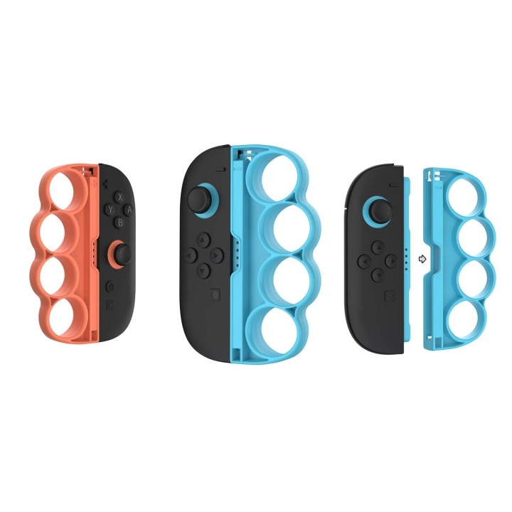 Grips de boxe pour Nintendo Switch 2 DOBE TNS-5156 (lot de 2) orange/bleu