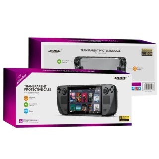 Housse-coque rigide pour Steam Deck DOBE TY-2835 transparent
