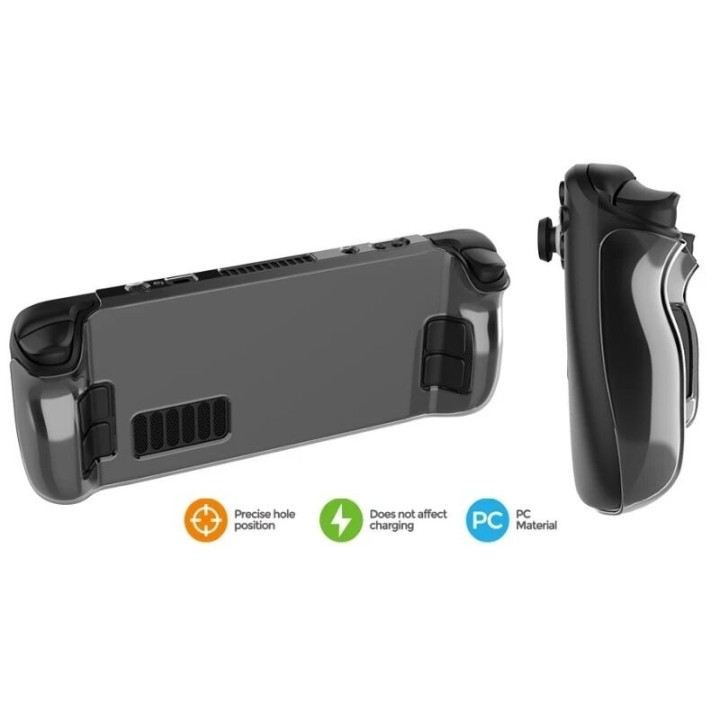 Housse-coque rigide pour Steam Deck DOBE TY-2835 transparent