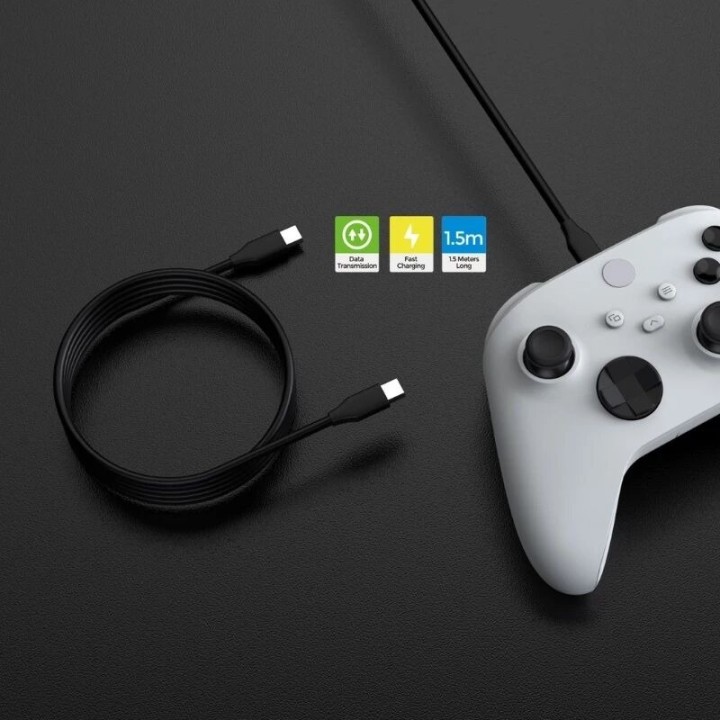 Cable USB-C vers USB-C/Type C 1,5 m pour PlayStation 5 / PS5 et autres DOBE TP5-35102 noir