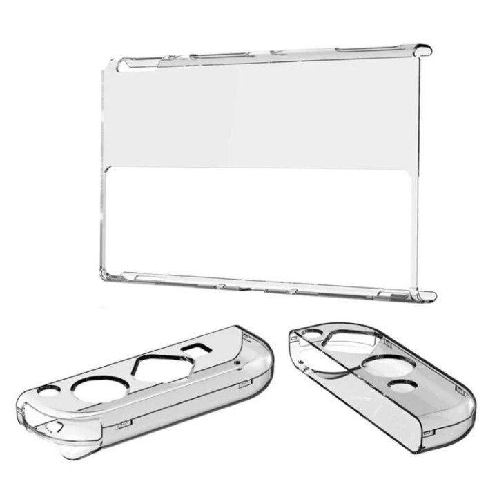 Kit de protection antichocs & anti-rayures pour Nintendo Switch OLED DOBE TNS-1133B transparent