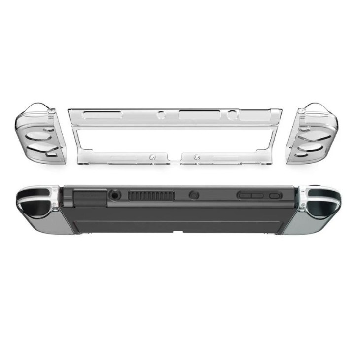 Kit de protection antichocs & anti-rayures pour Nintendo Switch OLED DOBE TNS-1133B transparent