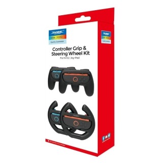 Kit Grip 4 pcs vanettes et volants pour Nintendo Switch 2 DOBE TNS-5109 noir