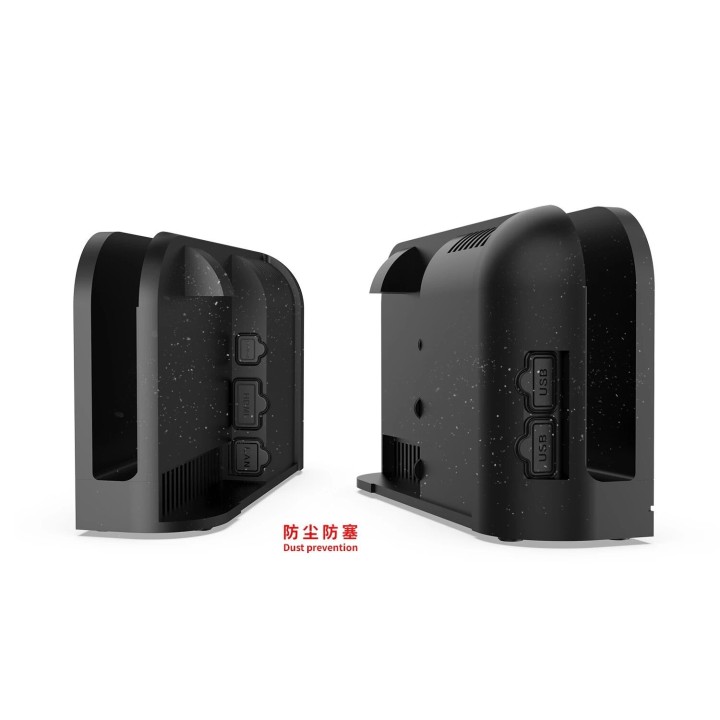 Kit de bouchons anti-poussière pour Nintendo Switch 2 DOBE TNS-5165 noir