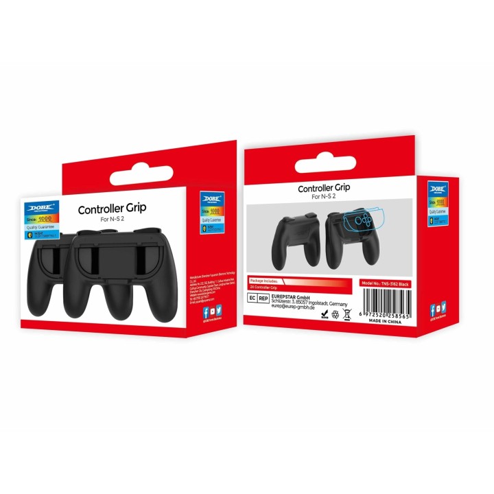 Poignée pour manette de Nintendo Switch Nintendo Switch 2 DOBE TNS-3162 noir