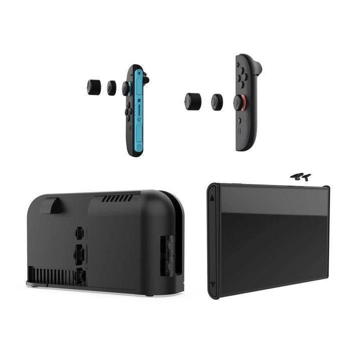 Kit de bouchons anti-poussière pour Nintendo Switch 2 DOBE TNS-5165 noir