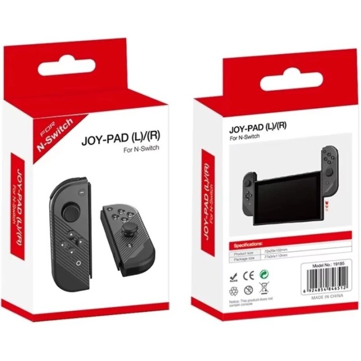Manettes Joy-Con avec boutons pour Nintendo Switch DOBE TNS-19185 cristal