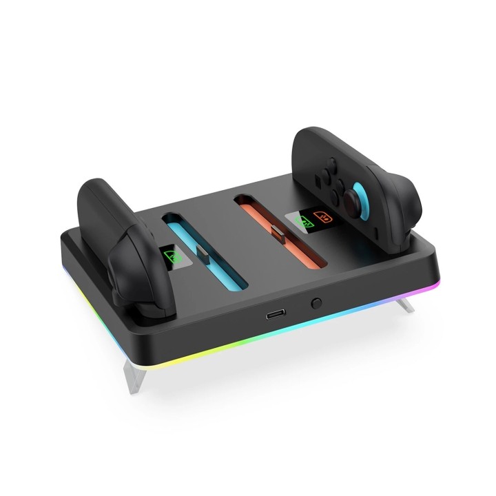 Station de charge pour 4 manettes Joy-Con Nintendo Switch 2 DOBE TNS-3160 noir