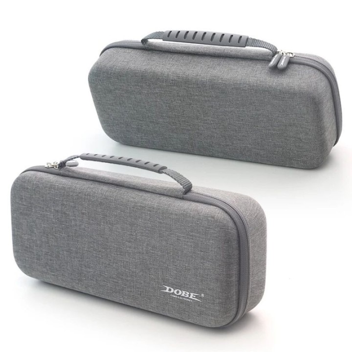 Kit de rangement, sac de rangement, housse silicone, film et capuchons pour PlayStation 5 / PS5 DOBE TP5-3587 gris