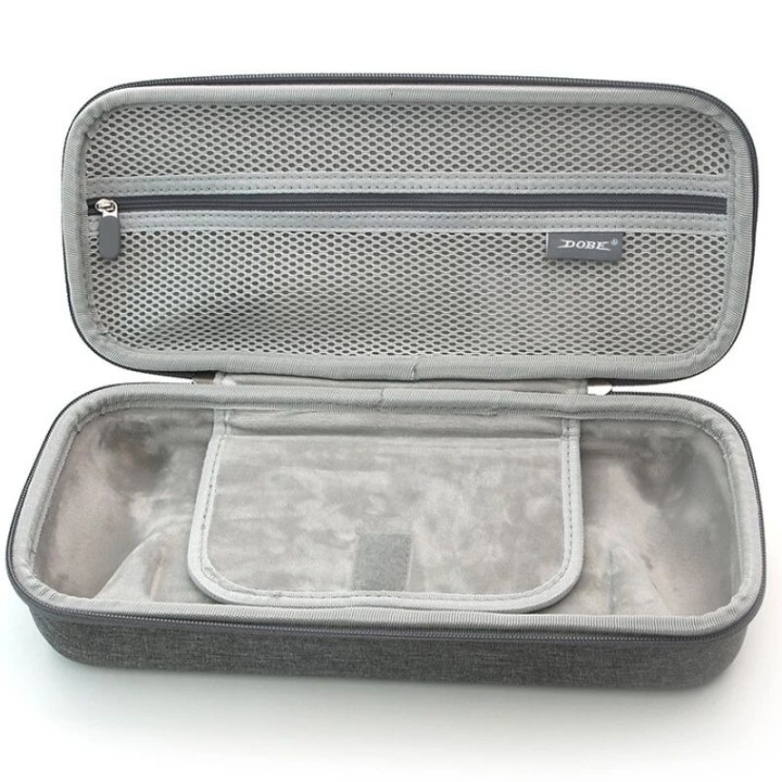 Kit de rangement, sac de rangement, housse silicone, film et capuchons pour PlayStation 5 / PS5 DOBE TP5-3587 gris
