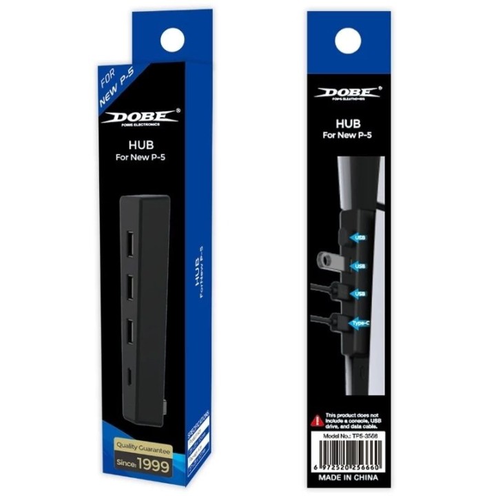 Hub pour PlayStation 5 / PS5 (Slim/Pro) 4 ports DOBE TP5-3556