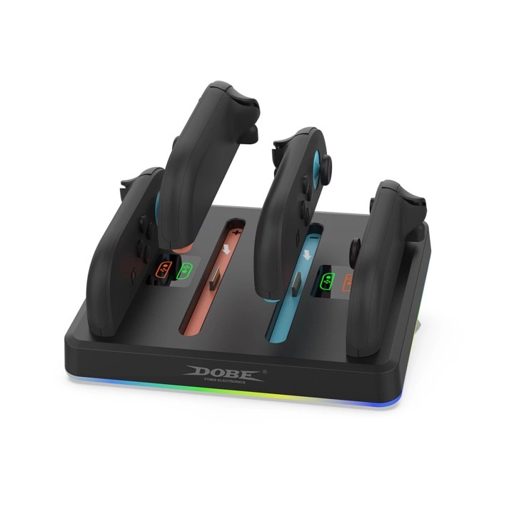 Station de charge pour 4 manettes Joy-Con Nintendo Switch 2 DOBE TNS-3160 noir
