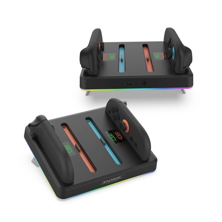 Station de charge pour 4 manettes Joy-Con Nintendo Switch 2 DOBE TNS-3160 noir
