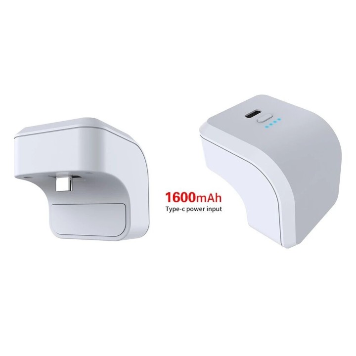 Power Bank (Batterie Externe) à clip arrière 1600 mAh pour manette PlayStation 5 / PS5 / manette Elite DOBE TP5-3503 blanc