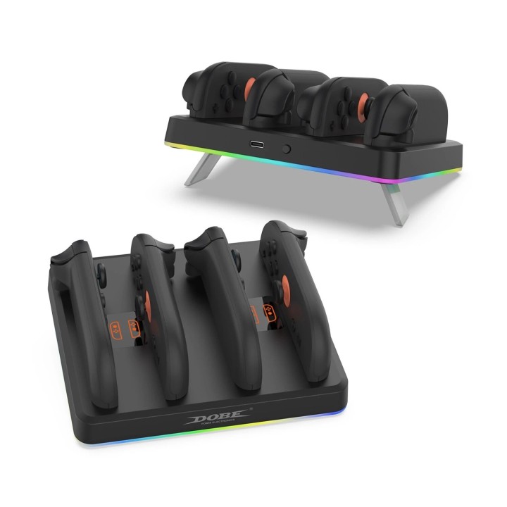 Station de charge pour 4 manettes Joy-Con Nintendo Switch 2 DOBE TNS-3160 noir