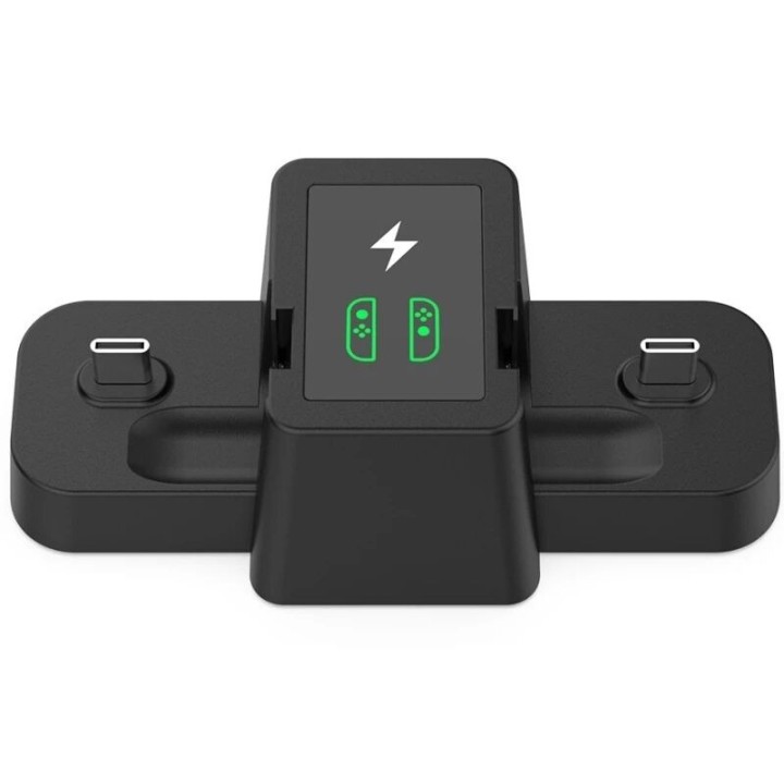 Station de charge pour 2 manettes Joy-Con pour Nintendo Switch Oled DOBE TNS-1181 noir