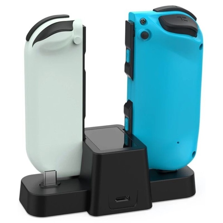 Station de charge pour 2 manettes Joy-Con pour Nintendo Switch Oled DOBE TNS-1181 noir