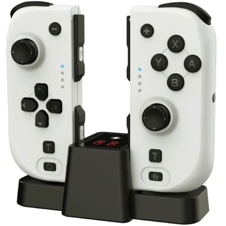 Station de charge pour 2 manettes Joy-Con pour Nintendo Switch Oled DOBE TNS-1181 noir