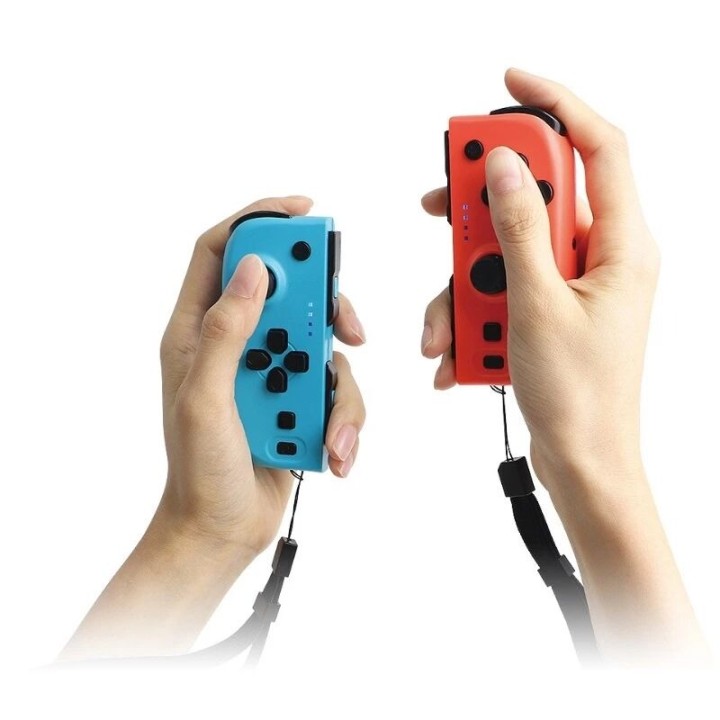 Manettes Joy-Con (L/R) pour Nintendo Switch DOBE TNS-0163 rouge/bleu