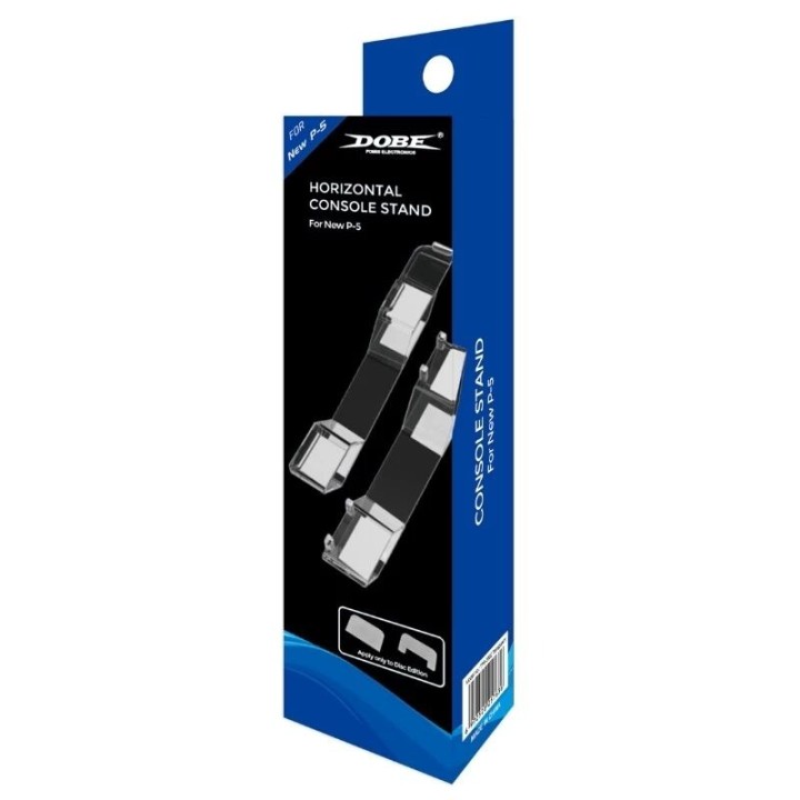 Support à l'horizontal pour PlayStation 5 / PS5 Slim DOBE TP5-3582 transparent