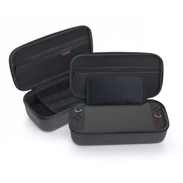 Sac de rangement console pour Nintendo Switch 2 DOBE TNS-3176 gris foncé