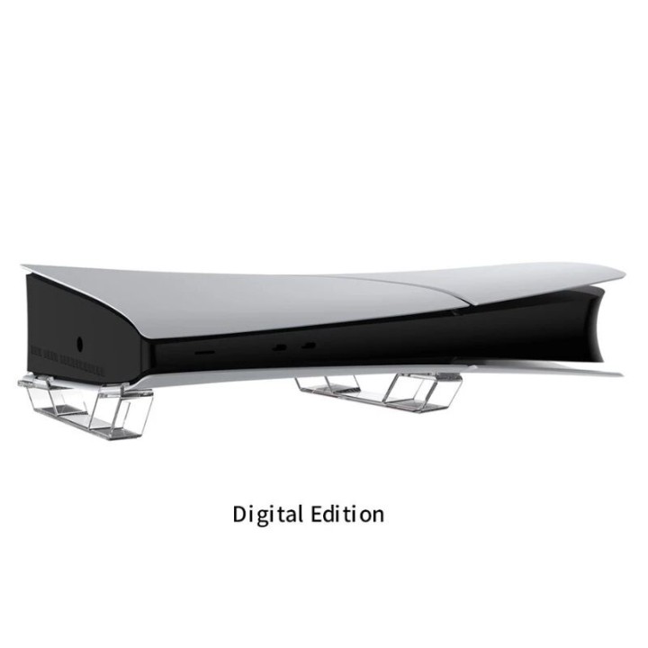 Support à l'horizontal pour PlayStation 5 / PS5 Slim DOBE TP5-3582 transparent