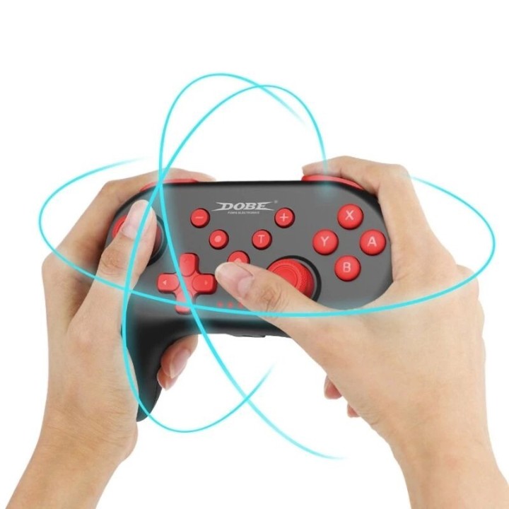 Manette Bluetooth pour Nintendo Switch DOBE TNS-0117 noir/rouge