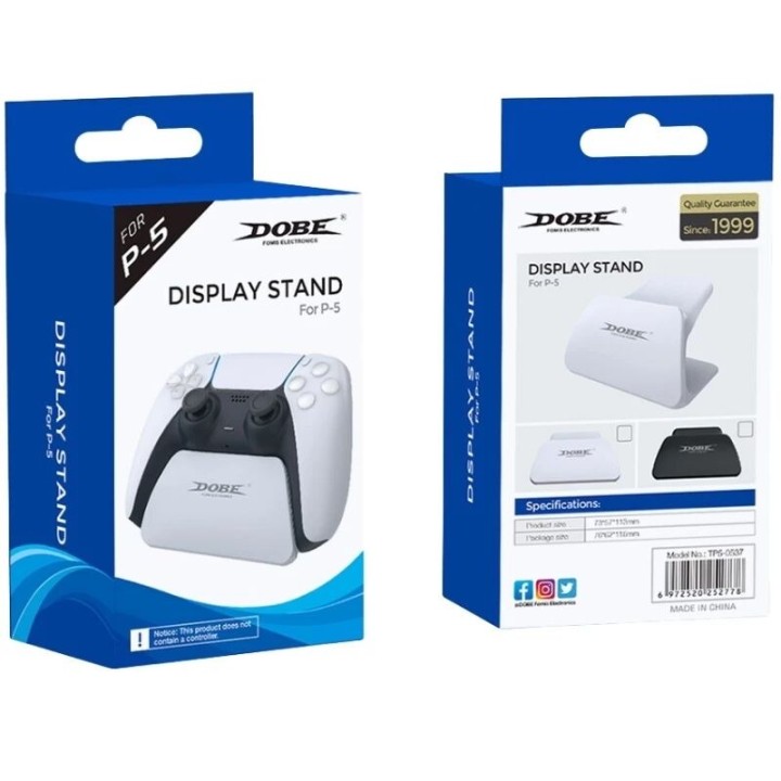 Support pour manette PlayStation 5 / PS5 DOBE TP5-0537 blanc