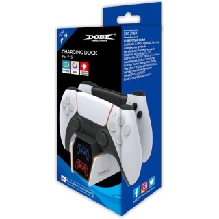 Station de charge pour 2 manettes PlayStation 5 / PS5 DOBE TP5-3571A noir