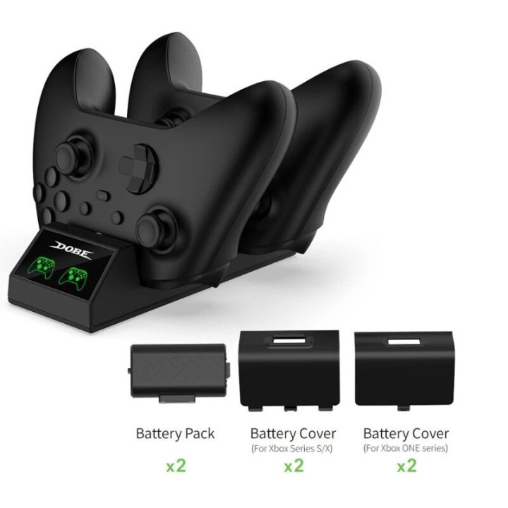 Station de charge pour 2 manettes Xbox Serie One DOBE TYX-1817X noir