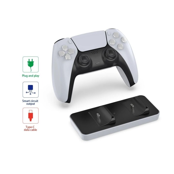 Station de charge pour 2 manettes PlayStation 5 / PS5 DOBE TP5-0591