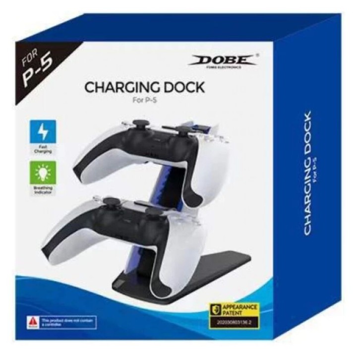 Station de charge pour 2 manettes PlayStation 5 / PS5 DOBE TP5-0585S
