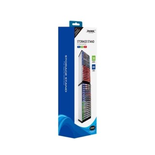 Support de rangement 36 niveaux pour boite de jeux PlayStation 5 / PS5 DOBE TP5-0519 blanc