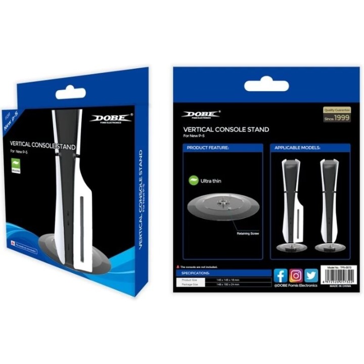 Support à la verticale pour PlayStation 5 / PS5 DOBE TP5-3573 noir