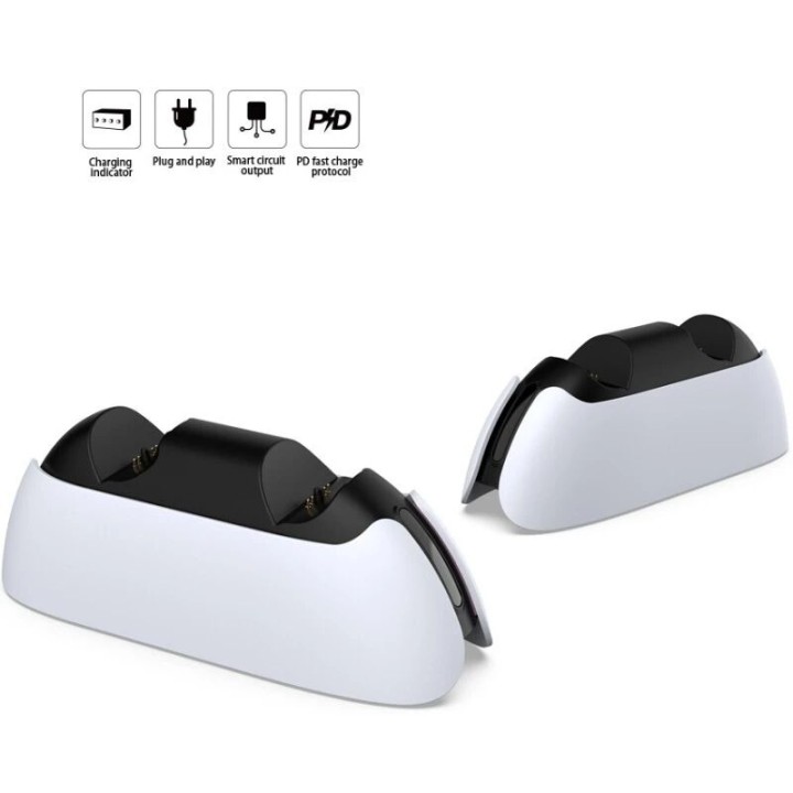 Station de charge pour 2 manettes PlayStation 5 / PS5 DOBE TP5-05103