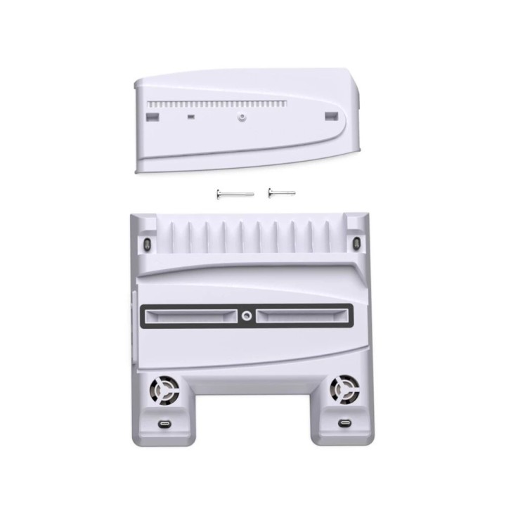 Support, station multifonction de refroidissement, de charge mannette et rangement jeux pour PlayStation 5 / PS5 / PS5 Slim / PS