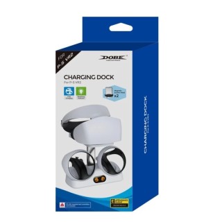 Station de charge pour manettes et casque PlayStation VR 2 / PS VR2 DOBE TP5-2515 blanc