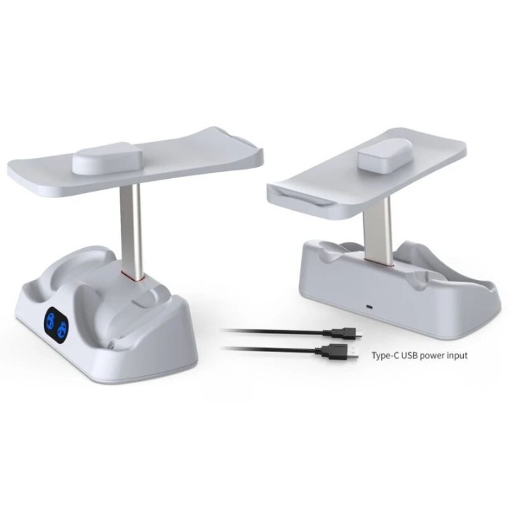 Station de charge pour manettes et casque PlayStation VR 2 / PS VR2 DOBE TP5-2515 blanc