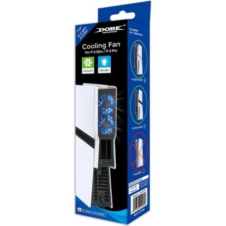 Ventilateur de refroidissement pour PlayStation 5 / PS5 Pro / PlayStation 5 / PS5 Slim DOBE TP5-35159