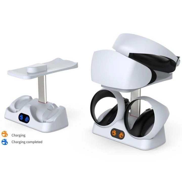 Station de charge pour manettes et casque PlayStation VR 2 / PS VR2 DOBE TP5-2515 blanc