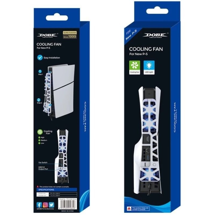 Ventilateur de refroidissement pour PlayStation 5 / PS5 Slim DOBE TP5-3538