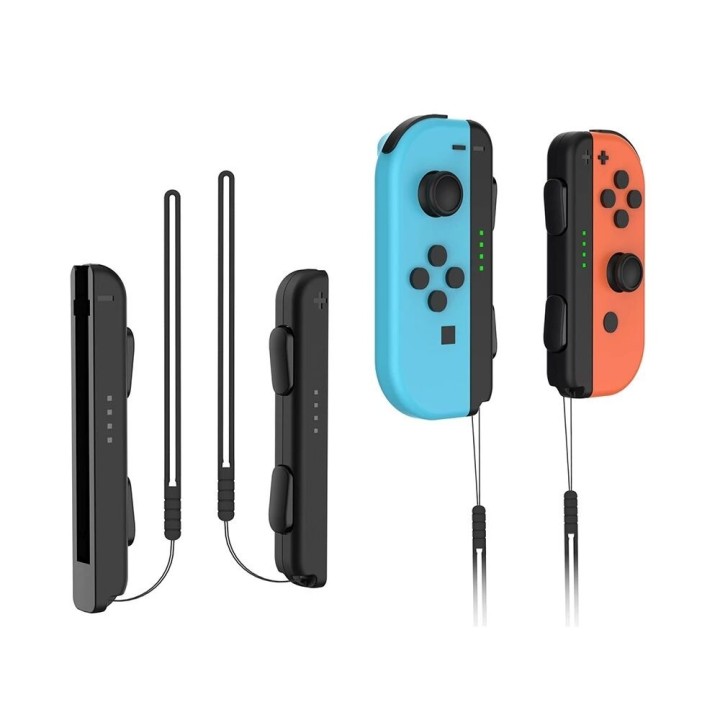 Sangles pour manettes de Nintendo Switch / Switch OLED DOBE TNS-5118 (lot de 2) noir