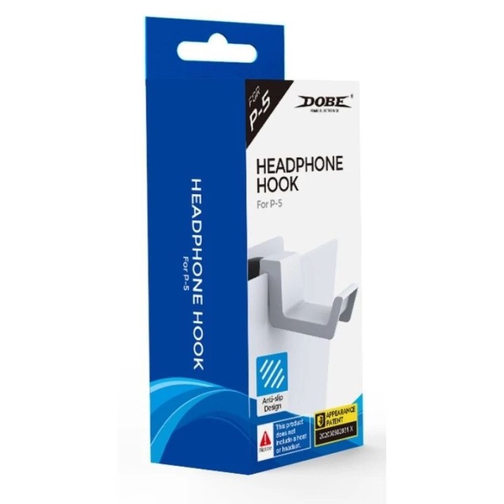 Support pour casque sur PlayStation 5 / PS5 DOBE TP5-0595 blanc